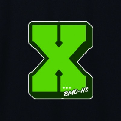 JTTA公認　卓球ユニフォーム【男女兼用(ドライ):Sサイズ】アルファベット　X　ブラック