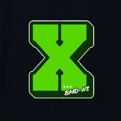 JTTA公認　卓球ユニフォーム【男女兼用(ドライ):Mサイズ】アルファベット　X　ブラック