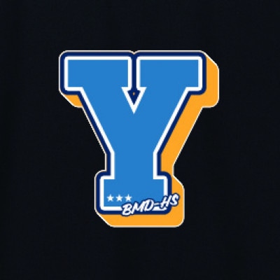 JTTA公認　卓球ユニフォーム【男女兼用(ドライ):Lサイズ】アルファベット　Y　ブラック