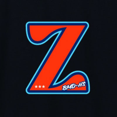 JTTA公認　卓球ユニフォーム【男女兼用(ドライ):Lサイズ】アルファベット　Z　ブラック