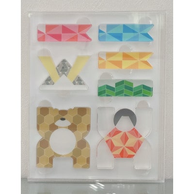 季節のアクリル積み木　収納ケース付～5月～