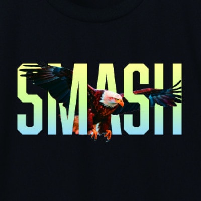 JTTA公認　卓球ユニフォーム【男女兼用(ドライ):Sサイズ】イーグル　ブラック