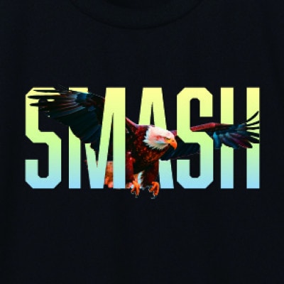 JTTA公認　卓球ユニフォーム【男女兼用(ドライ):Lサイズ】イーグル　ブラック