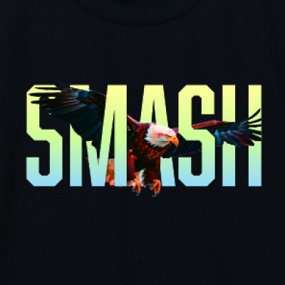 JTTA公認　卓球ユニフォーム【男女兼用(ドライ):XXLサイズ】イーグル　ブラック