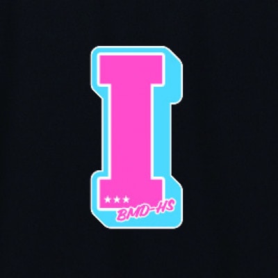 JTTA公認　卓球ユニフォーム【男女兼用(ドライ):XLサイズ】アルファベット　I　ブラック