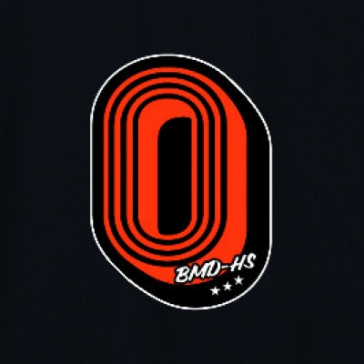 JTTA公認　卓球ユニフォーム【男女兼用(ドライ):XLサイズ】アルファベット　O　ブラック