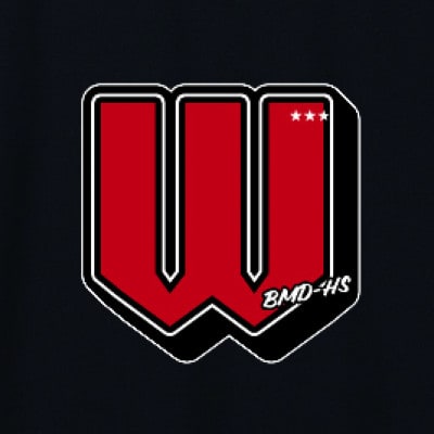 JTTA公認　卓球ユニフォーム【男女兼用(ドライ):XLサイズ】アルファベット　W　ブラック