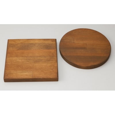 大工が作ったカッティングボードと桧のまな板