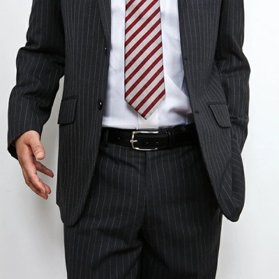 ビジネスベルト(スムースレザー)　2本セット