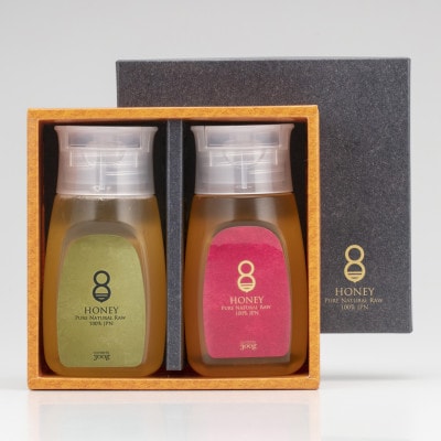 珠玉の百花と早春の初搾り(はちみつ)各300g