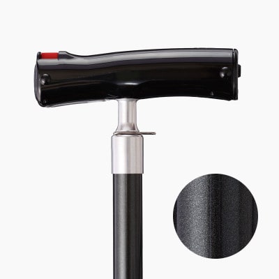 電動伸縮杖「のび太くん」パールブラック(BK)