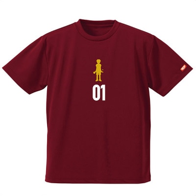 JTTA公認　卓球ユニフォーム【男女兼用(ドライ):Mサイズ】プレイヤー　01　バーガンディー