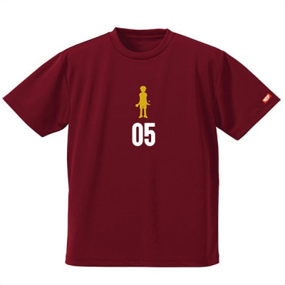 JTTA公認　卓球ユニフォーム【男女兼用(ドライ):Sサイズ】プレイヤー　05　バーガンディー