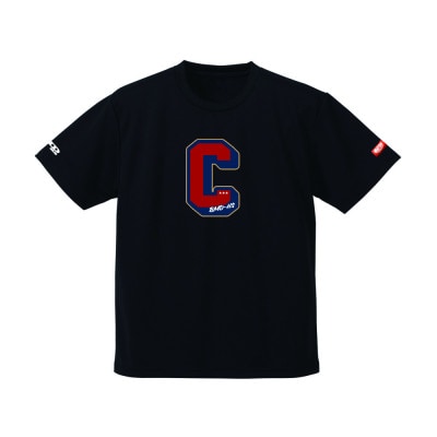 JTTA公認　卓球ユニフォーム【男女兼用(ドライ):Mサイズ】アルファベット　C　ブラック