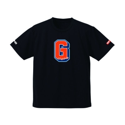 JTTA公認　卓球ユニフォーム【男女兼用(ドライ):Lサイズ】アルファベット　G　ブラック