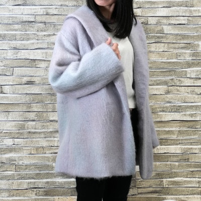 モヘアシャギーコート