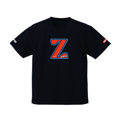 JTTA公認　卓球ユニフォーム【男女兼用(ドライ):Lサイズ】アルファベット　Z　ブラック