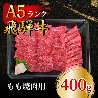 飛騨牛5等級 もも焼肉用400g　FTA197【配送不可地域：離島】