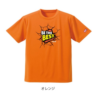 JTTA公認　卓球ユニフォーム【男女兼用(ドライ):150サイズ】ビーザベスト　オレンジ