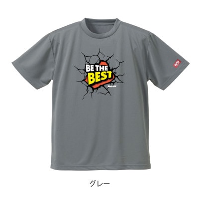 JTTA公認　卓球ユニフォーム【男女兼用(ドライ):140サイズ】ビーザベスト　グレー