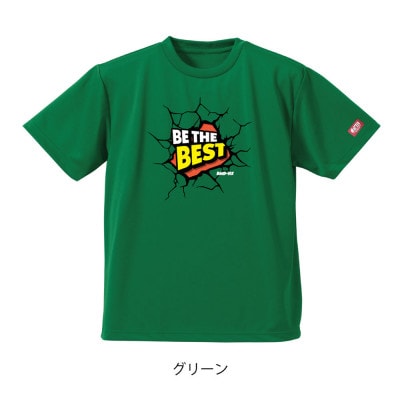 JTTA公認　卓球ユニフォーム【男女兼用(ドライ):160サイズ】ビーザベスト　グリーン