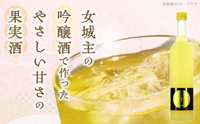 【年内配送】女城主 柚子酒 500ml / 日本酒 お酒 地酒 清酒 果実酒 / 恵那市 / 岩村醸造 [AUAK010]