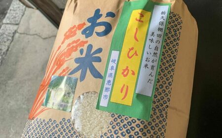 栃久保の棚田米（コシヒカリ）精米15kg / ふるさと納税米 ブランド米 お米 白米 / 恵那市 / 恵那市栃久保棚田保存会 [AUAR003]