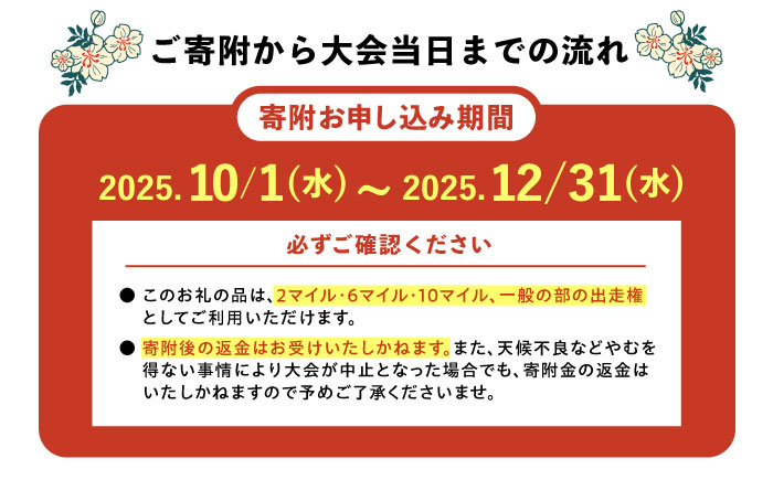 第40回日本大正村クロスカントリー大会出走権（1人分）/ 大正村 クロスカントリー 出走券 / 恵那市 / 日本大正村クロスカントリー大会実行委員会 [AUEV001]