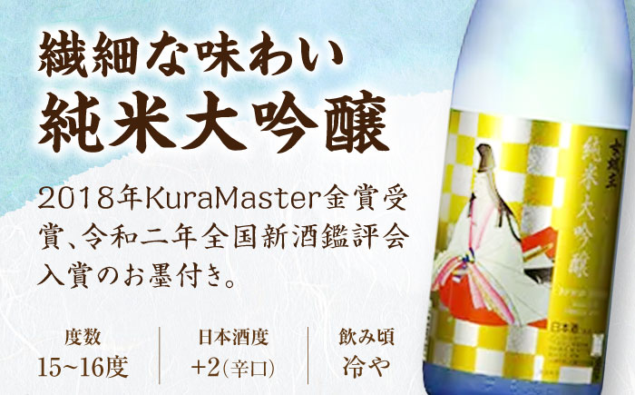 【年内配送】女城主 純米大吟醸 1.8L　/ 日本酒 お酒 地酒 純米酒 大吟醸酒 / 恵那市 / 岩村醸造 [AUAK027]