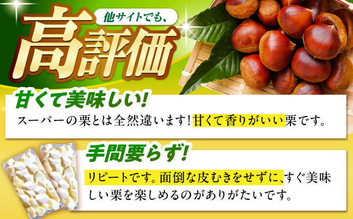 冷凍むき栗「日本栗」 計1kg（250g×4P）/ 栗 くり 日本栗 むき栗 岐阜 恵那 / 恵那市 / えな笠置山栗園 [AUAV003] 1kg