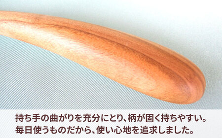 木のフライ返し(大)×1個 / 料理 道具 調理 フライ返し 木 / 恵那市 / はせ工房 [AUCH013]