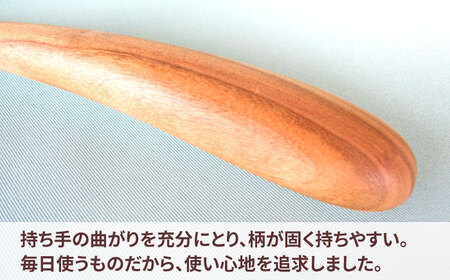 木のフライ返し(大)・(小) 2個セット / 料理 道具 調理 フライ返し 木 / 恵那市 / はせ工房 [AUCH014]