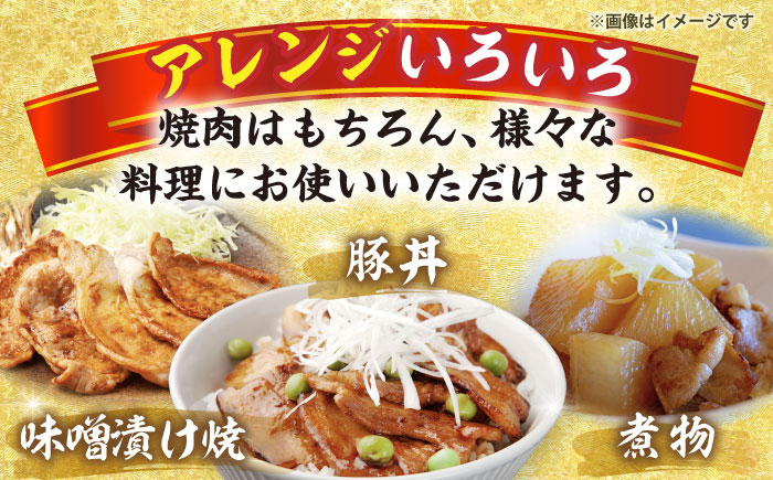【12回定期便】 豪華 三浦豚 1.1kg 焼肉セット 肩ロース カルビ ランプ / ブランド豚 国産 ポーク 大容量 恵那市 / あづま精肉店 [AUDL020]