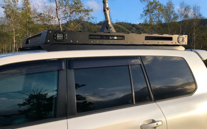 ROS FIELD トヨタ ランドクルーザー200専用 ルーフラック / 車 くるま カー用品 アウトドア レジャー / 恵那市 / ROYAL STAGE [AUEB010]