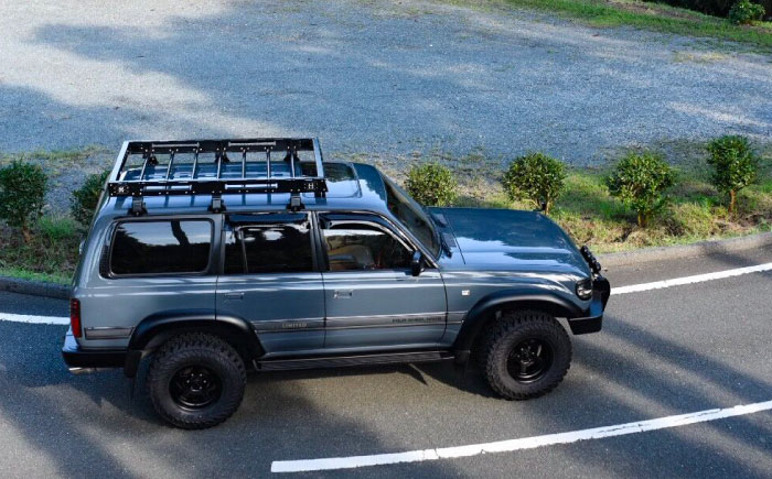 ROS FIELD トヨタ ランドクルーザー80専用 ルーフラック / 車 くるま カー用品 アウトドア レジャー / 恵那市 / ROYAL STAGE [AUEB014]