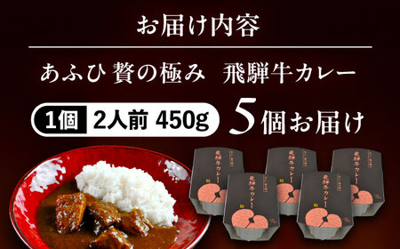 -あふひ 贅の極み- 飛騨牛カレー 2人前×5個セット / レトルトカレー ご当地カレー 常温保存 時短 / 恵那市 / テンポイント [AUEU004] 5個