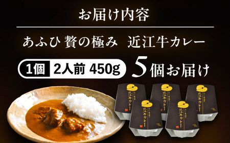 -あふひ 贅の極み- 近江牛カレー レトルト 2人前×5個セット ビーフカレー レトルトカレー 保存食 恵那市 / テンポイント [AUEU018] 3個