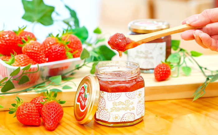 丸ごと苺のゴロッとジャム / ジャム いちごジャム いちご 苺 あきひめ / 恵那市 / 阿部農園 [AUGA006]