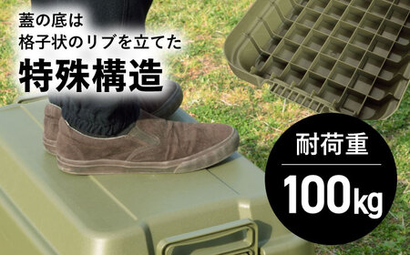 【選べるカラーとサイズ】アウトドア 収納ケース グリーン Lサイズ1個 / キャンプ 収納 ボックス アウトドア / 恵那市 / 東谷株式会社 明智流通センター [AUAD023] グリーン L×1個