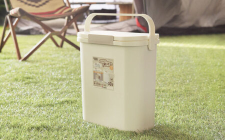 【選べるサイズ】臭いが漏れないゴミ箱 10リットル 2個組 / ダストボックス ゴミ箱 ごみ箱 コンパクト / 恵那市 / 東谷株式会社 明智流通センター [AUAD082] 10L×1個