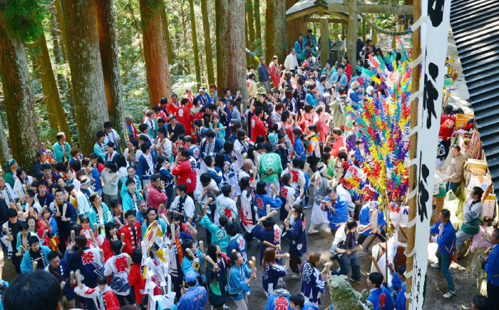 中山太鼓の太鼓バチ 打楽器 大太鼓 お祭り 恵那市 / 中山太鼓保存会 [AUCD001]