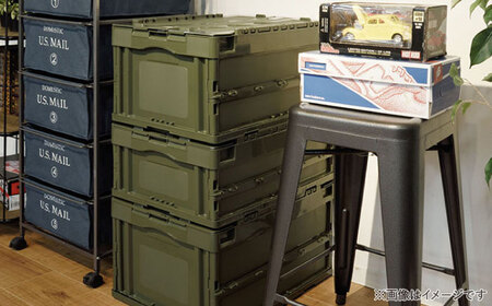 フォールディングコンテナー 30Lサイズ1個 / 収納 ボックス コンテナ 折り畳み / 恵那市 / 東谷株式会社 明智流通センター [AUAD043]