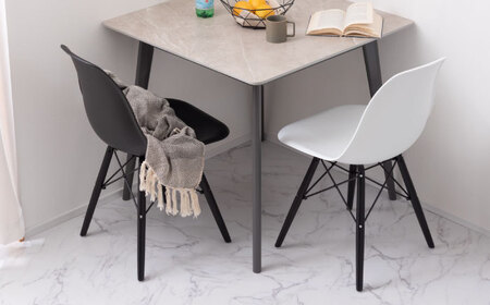 【選べるカラー】人気デザインチェア モノトーン ブラック 1脚 / 椅子 イームズチェア ダイニング / 恵那市 / 東谷株式会社 明智流通センター [AUAD046] モノトーン ブラック