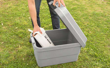 【選べるカラーとサイズ】DIY風テーブルトップセット　ブラック　Sサイズ　2個 / キャンプ ボックス 収納 アウトドア / 恵那市 / 東谷株式会社 明智流通センター [AUAD098] ブラック S