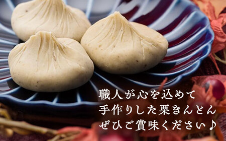 【年内配送】【カーボンオフセット対象】栗きんとん10個 / 栗 くり 栗きんとん くりきんとん 和菓子 スイーツ / 恵那市 / 良平堂 [AUDB025]