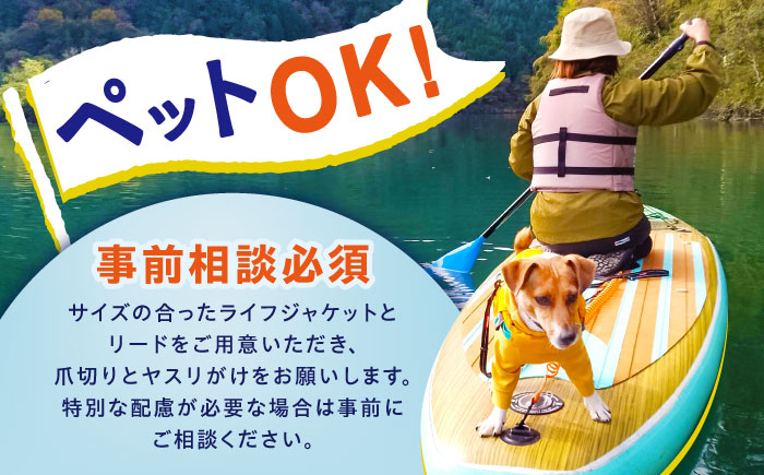 サップツアー まだ誰も知らない恵那で癒しと感動体験（1名様分利用券/90分） [AUFT001]