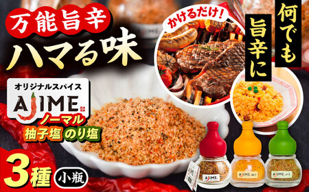 LGASIA（ルガシア）オリジナルスパイスAJIME　3種セット（ノーマル・柚子塩・のり塩）/ アウトドア キャンプ 調味料 料理 / 恵那市 / ＭＡＣ [AUDM041]