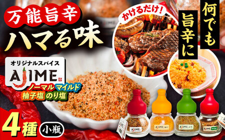 【スピード配送】LGASIA（ルガシア）オリジナルスパイスAJIME　4種セット（ノーマル・柚子塩・のり塩・マイルド）/ アウトドア キャンプ 調味料 料理 / 恵那市 / ＭＡＣ [AUDM042]