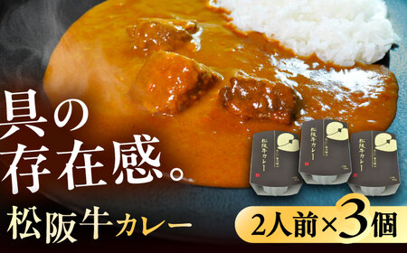 -あふひ 贅の極み- 松阪牛カレー レトルト 2人前×3個セット ビーフカレー レトルトカレー 保存食 恵那市 / テンポイント [AUEU026] 3個