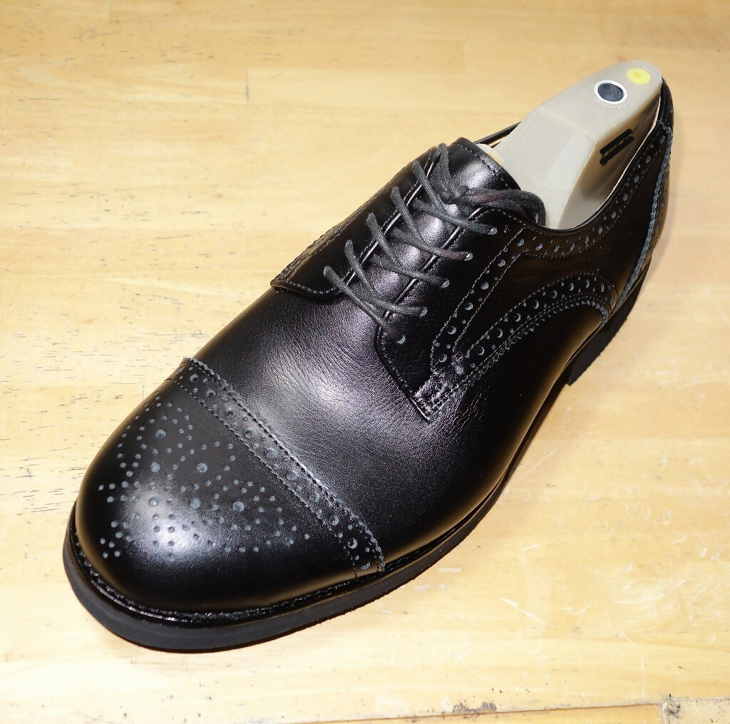 ハンドメイド の オーダー 紳士 革靴 （ セミブローグ ）| 工房Sei シューズ オーダーメイド 紳士靴 革 靴 メンズ